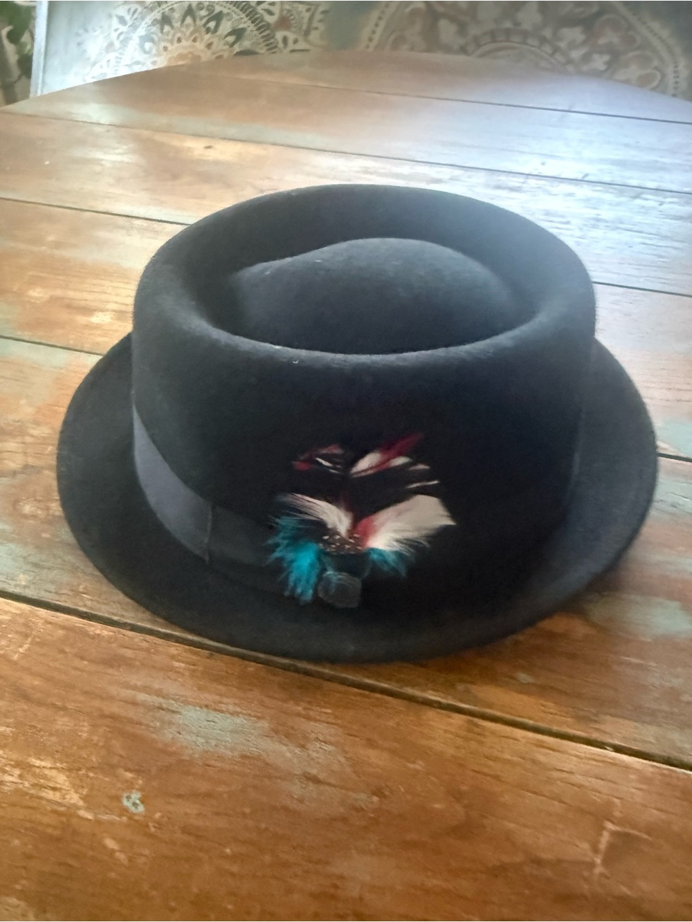 Bigalli pork pie hat black size large